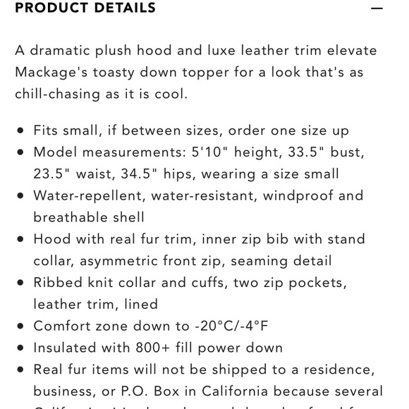 Mackage Adali fur down Jacket - Picture 6 of 7